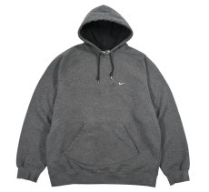 画像1: Used Nike Damaged Sweat Hoodie Charcoal (1)