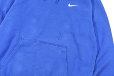 画像4: Used Nike Damaged Sweat Hoodie Blue (4)