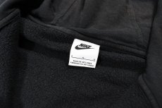 画像5: Used Nike Damaged Zip Sweat Hoodie Black (5)