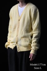 画像5: Deadstock Pendleton Wool Knit Cardigan Yellow made in USA (5)