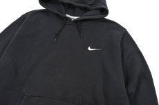 画像2: Used Nike Damaged Sweat Hoodie Black (2)