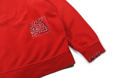 画像6: Used Nike Damaged Zip Sweat Hoodie Red (6)