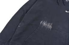 画像4: Used Nike Damaged Sweat Hoodie Navy (4)