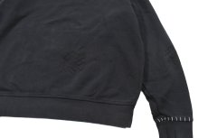 画像8: Used Nike Damaged Sweat Hoodie Black (8)