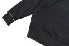 画像9: Used Nike Damaged Sweat Hoodie Black (9)