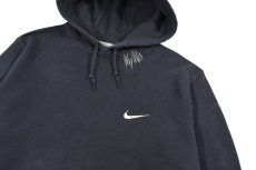 画像2: Used Nike Damaged Sweat Hoodie Navy (2)