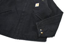 画像3: Used Carhartt Duck Detroit Jacket Black (3)