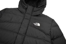 画像2: The North Face Baltic Down Puffer Hoodie Black ノースフェイス (2)