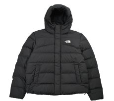 画像1: The North Face Baltic Down Puffer Hoodie Black ノースフェイス (1)