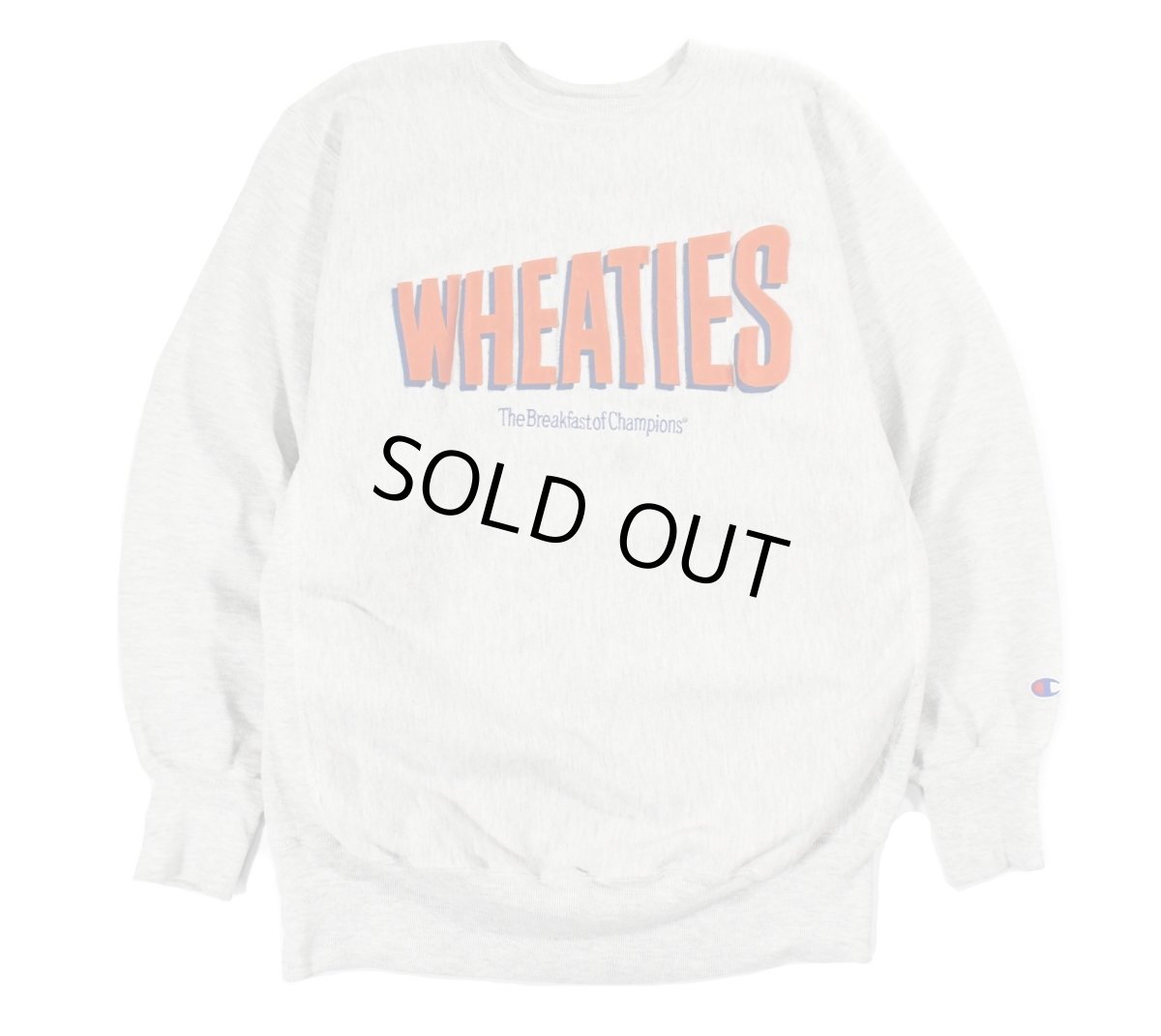 画像1: 90s Used Champion Reverse Weave Sweat Shirt "Wheaties" (1)