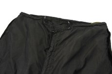 画像2: Used Us Army M-51 Over Pants Black Over Dye (2)