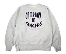 画像1: Used Crew Neck Sweat Shirt "Company of Singers" 両面 (1)