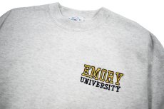 画像2: Used Crew Neck Sweat Shirt "Emory University" made in USA 両面 (2)