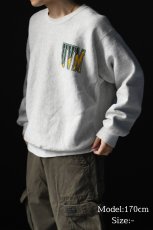 画像6: Used Crew Neck Sweat Shirt "UVM" made in USA 両面プリント (6)