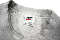 画像4: Used Nike Embroidered Sweat Shirt Grey (4)