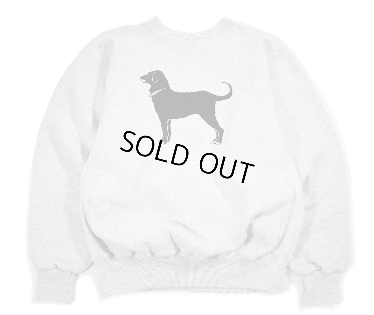 画像1: Used The Black Dog Sweat Shirt made in USA (1)