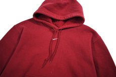 画像2: Used Nike Embroidered Sweat Hoodie Burgundy (2)