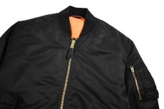 画像2: Used Alpha MA-1 Flight Jacket Black (2)