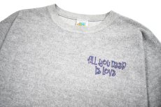 画像2: Used Inside Out Print Sweat Shirt "The Beatles" made in USA (2)