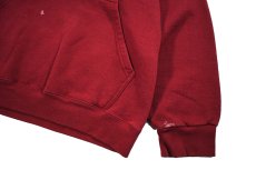 画像3: Used Nike Embroidered Sweat Hoodie Burgundy (3)