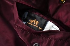 画像6: Used Alpha MA-1 Flight Jacket Burgundy (6)