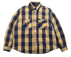 画像1: Used Damaged Flannel Shirt (1)