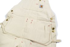 画像3: Deadstock Carhartt Canvas Overall Natural made in USA (3)