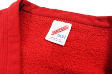 画像4: Used Jerzees Sweat Cardigan Red made in USA (4)