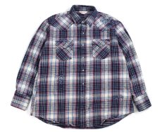 画像1: Used Frostproof Damaged Flannel Western Shirt made in USA  (1)