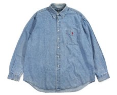 画像1: Used Ralph Lauren Denim Shirt "Big Shirt" ラルフローレン (1)