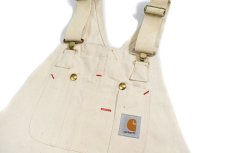 画像2: Deadstock Carhartt Canvas Overall Natural made in USA (2)