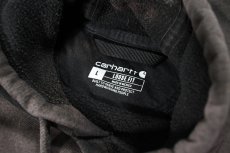 画像5: Used Carhartt Sweat Hoodie Fade Black (5)