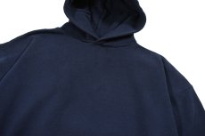 画像2: Used Russell Athletic Blank Sweat Hoodie Navy (2)