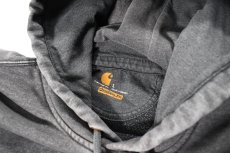 画像4: Used Carhartt Sweat Hoodie Fade Charcoal (4)