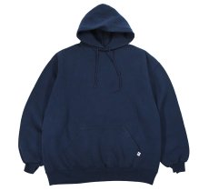 画像1: Used Russell Athletic Blank Sweat Hoodie Navy made in USA (1)