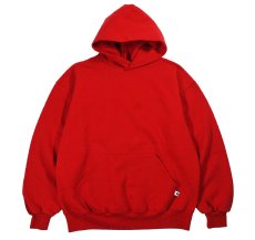 画像1: Used Russell Athletic Blank Sweat Hoodie Red made in USA (1)