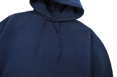 画像2: Used Russell Athletic Blank Sweat Hoodie Navy made in USA (2)