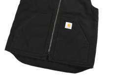 画像3: Used Carhartt Duck Vest Black (3)