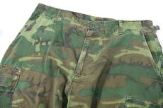 画像2: Used Us Army Rip Stop Jungle Fatigue Pants ERDL Leaf Camo (2)