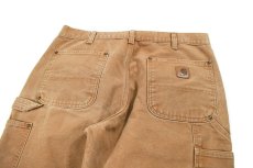 画像5: Used Carhartt Duck Double Knee Carpenter Pants Brown カーハート (5)