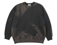 画像1: Used Fruit of the Loom Raglan Sleeve Blank Sweat Shirt Fade Black (1)