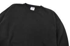 画像2: Used Santee by Pluma Blank Sweat Shirt Black made in USA (2)