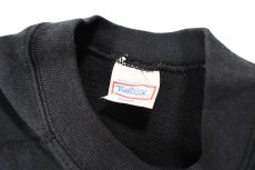 画像4: Used Tultex Raglan Sleeve Blank Sweat Shirt Black made in USA (4)