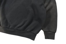 画像3: Used Fruit of the Loom Raglan Sleeve Blank Sweat Shirt Fade Black (3)