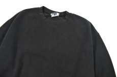 画像2: Used Lee Blank Sweat Shirt Black made in USA (2)