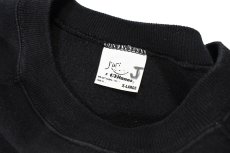 画像4: Used Pannill by Hanes Raglan Sleeve Blank Sweat Shirt Black made in USA (4)