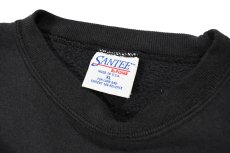 画像4: Used Santee by Pluma Blank Sweat Shirt Black made in USA (4)