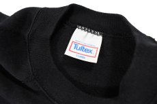 画像4: Used Tultex Raglan Sleeve Blank Sweat Shirt Black made in USA (4)