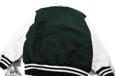 画像6: Holloway Melton/Leather Varsity Jacket Green/White (6)