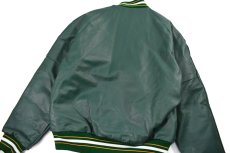 画像6: Holloway Leather Varsity Jacket Green (6)